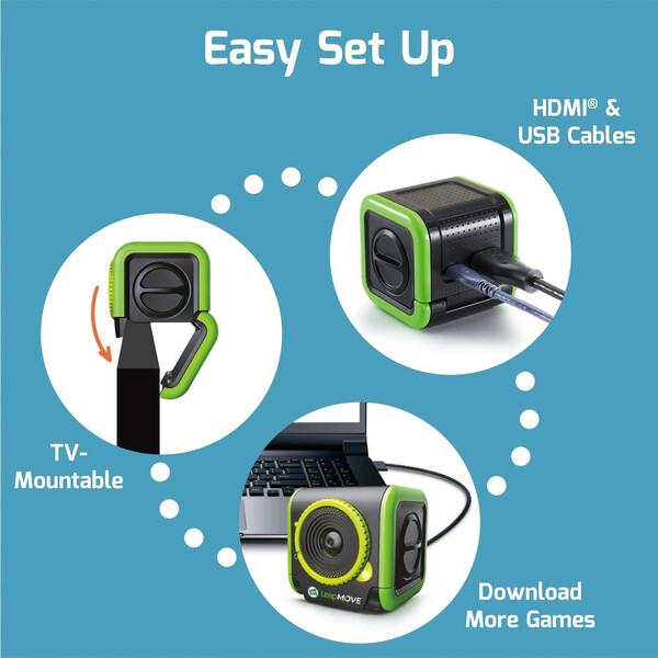 LeapMove è facile da configurare e non richiede una connessione a Internet. (Fonte: LeapFrog)
