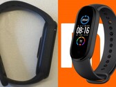 Lo Xiaomi Mi Band 6 (L) non sembra molto diverso dal Mi Band 5 (R), almeno dal lato. (Fonte immagine: Xiaomi - modificato)
