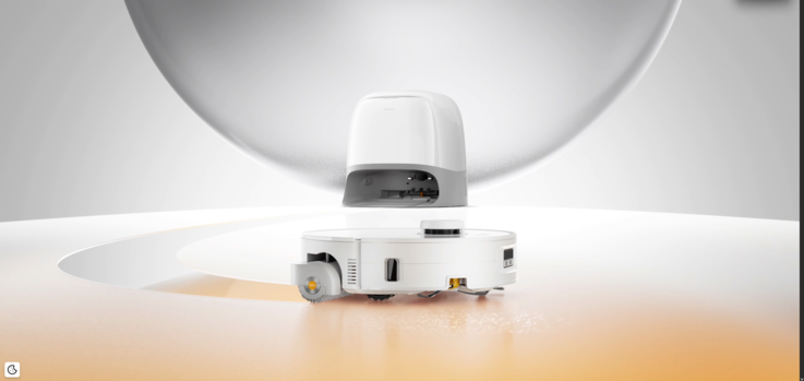 Il robot aspirapolvere e mocio Roborock Qrevo Curv 2 Flow. (Fonte: Roborock)