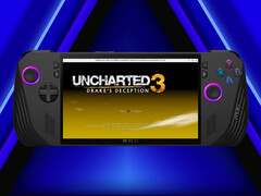 La versione 0.9.0 è ora disponibile per il download. Nella foto: ROG Ally X con l'emulatore PS4. (Fonte immagine: Sony, Asus e ShadPS4 - modifica)