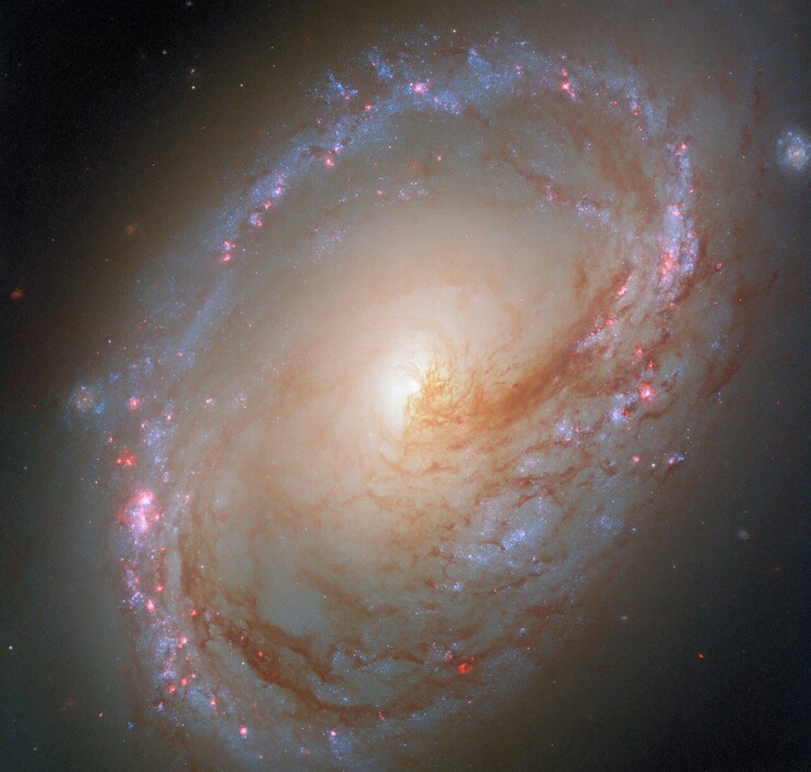 L'ultima immagine della galassia Messier 96 (Fonte: ESA, NASA, F. Belfiore e D. Calzetti)
