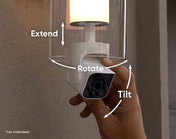 La Wyze Bulb Cam non dispone della funzione di panoramica e inclinazione automatica. (Fonte: Wyze)