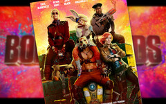 Il primo trailer del film Borderlands ci ha dato un&#039;occhiata a Black Jack nei panni di Claptrap, insieme a Kevin Hart nei panni di Roland e Cate Blanchett nei panni di Lilith. (Fonte immagine: Lionsgate Movies - montaggio)