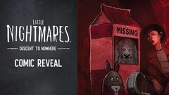 Little Nightmares III, nella foto teaser, insieme alla nuova stagione del podcast, ai fumetti e al romanzo, debutterà ad ottobre. (Fonte: Bandai Namco)