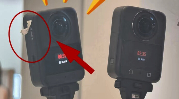 L’Osmo 360 II, non ancora in commercio, accanto all’Osmo 360, da sinistra a destra.