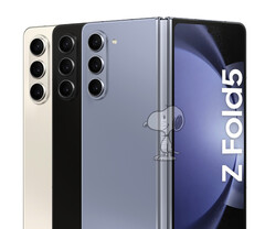 Galaxy Z Fold5 sarà generalmente disponibile in tre colori di lancio. (Fonte: @_snoopytech_)