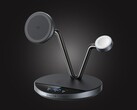 La stazione di ricarica wireless MagGo AirCool 3-in-1 di Anker (nella foto) potrebbe essere lanciata a settembre 2025. (Fonte: Wireless Power Consortium)