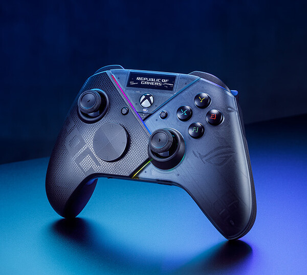 Il nuovo controller di Asus è dotato di un display simile a quello del ROG Raikiri Pro (nella foto).