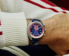 L'orologio Citizen x Captain America collab - CA7046-46W, raffigurato al polso. (Fonte immagine: @plus9time su Instagram)