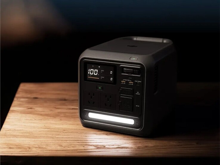 La stazione di alimentazione Power 1000 Mini di DJI ha una luce incorporata. (Fonte: DJI)