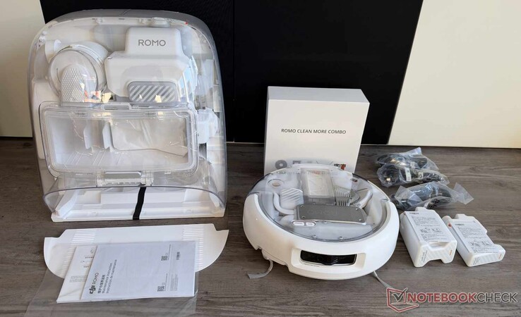 Contenuto della confezione del DJI Romo P2 Clean More Combo