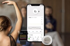 Il Dexcom G7 CGM è molto più piccolo del suo predecessore, il che lo rende ideale per un'usura discreta. (Fonte immagine: Dexcom - modificato)