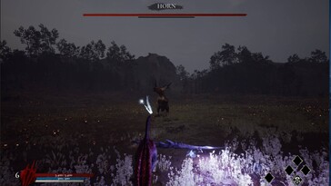 Nella foto: uno screenshot del gameplay di Dinoblade.