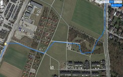 GPS Test: Sony Xperia XZ3 – Pedalata nei campi