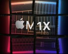 Il Apple M1X dovrebbe avere una parte di CPU a 10 core con 8x core di prestazioni e 2x core di efficienza. (Fonte immagine: Apple/FunkyKit - modificato)