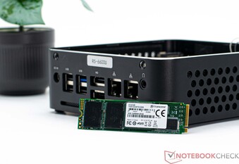 Il nostro SSD di prova di Transcend con 512 GB