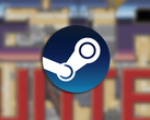 Uno screenshot dal trailer del gioco con il logo di Steam sovrapposto.