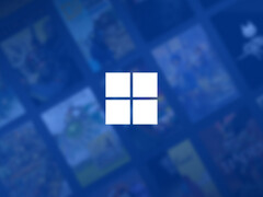 Windows 11 continua a dominare l'elenco. Nella foto: Logo di Windows 11 su sfondo Steam.
