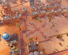 Un'immagine che mostra gli edifici in SteamWorld Build, ora scontato dell'80% su Steam.