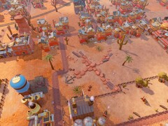 Un'immagine che mostra gli edifici in SteamWorld Build, ora scontato dell'80% su Steam.