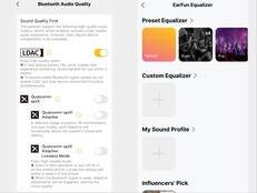 Impostazioni LDAC ed EQ