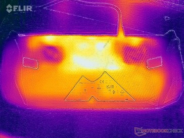 Test di sollecitazione delle temperature di superficie (posteriore)