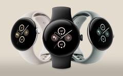 Il Pixel Watch 2 in tre delle sue quattro combinazioni di colori. (Fonte: @evleaks)