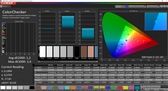 CalMAN ColorChecker (dopo la calibrazione)