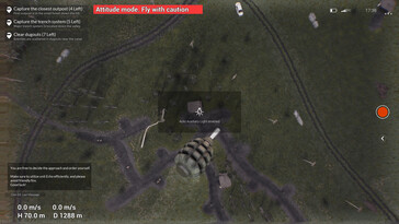 Nella foto: uno screenshot del gameplay di Drone Perspective.