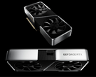 Un'immagine renderizzata della GPU GeForce RTX 3060 Founders Edition