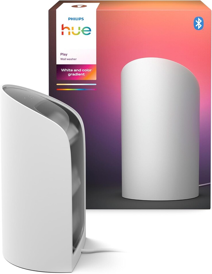 La lavatrice da parete Philips Hue Play. (Fonte: Amazon)