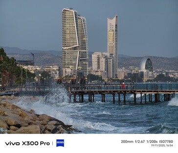 Vivo X300 Pro 200 mm con tele-convertitore.