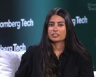 Uno screengrab del CEO di Xbox, Asha Sharma, che parla con Bloomberg