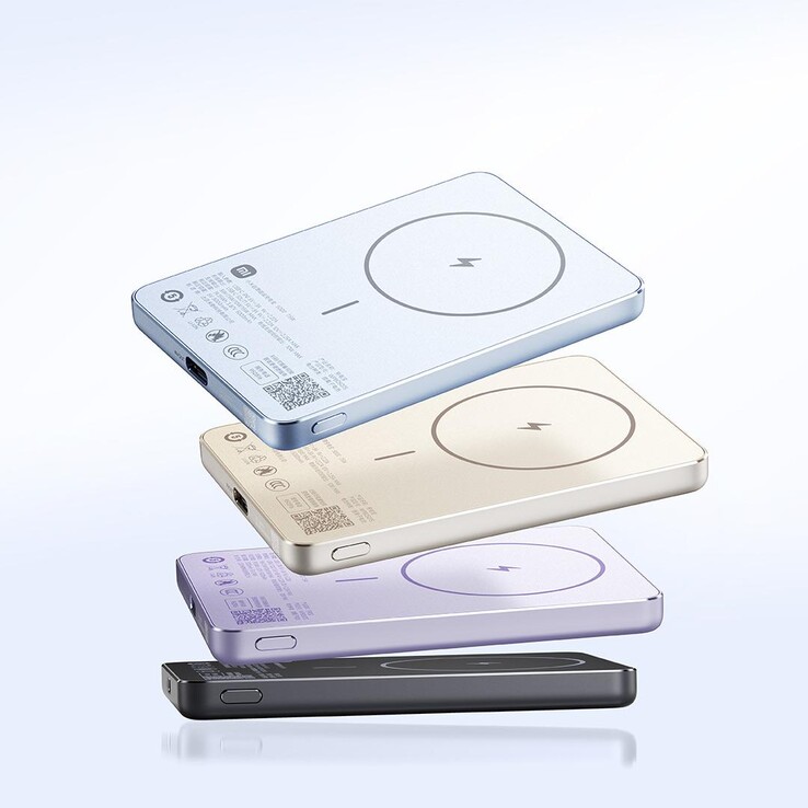 La Xiaomi Magnetic Ultra-thin Power Bank 5000 7.5W. (Fonte immagine: Xiaomi)