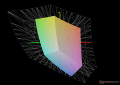 rispetto ad Adobe RGB: 42,1% di copertura