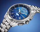 Il Citizen Attesa Ever Since Limited Edition presenta un quadrante blu ispirato a una foresta innevata all'alba.