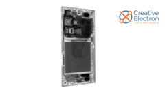 L'S23 Ultra, in fase di imaging. (Fonte: iFixit via YouTube)