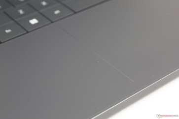 Ora ci sono dei contorni visivi lungo i bordi del clickpad