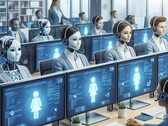 I bot cattivi attaccano sempre più spesso i call center del servizio clienti. (Fonte: MS Bing/DALL-E 3)