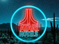 Uno screengrab del logo di Atari Hotels (fonte: Atari Hotels)