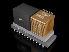 Stack di chip HBM3E a 12 livelli