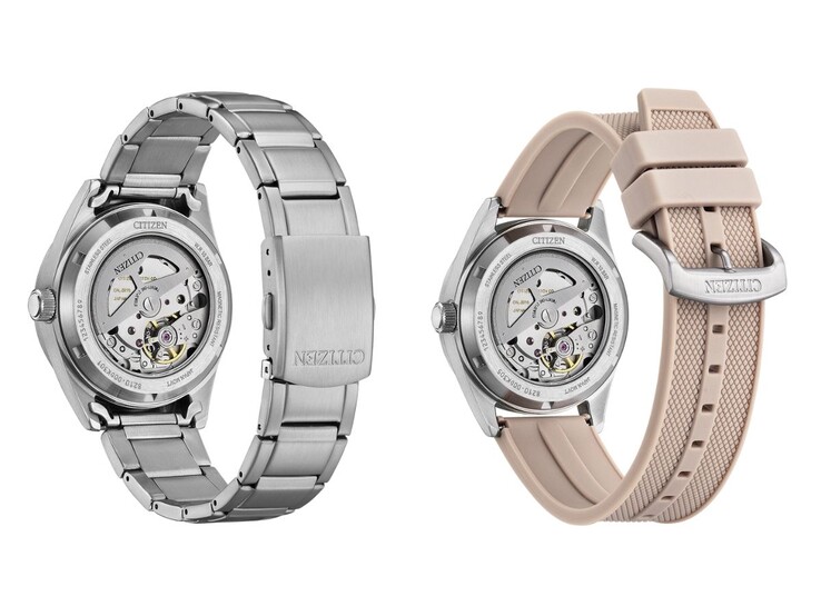 Gli orologi Citizen NJ022 hanno cinturini in metallo o in uretano. (Fonte immagine: Citizen, modificato)
