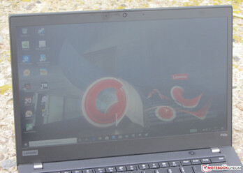 Il ThinkPad all'aperto