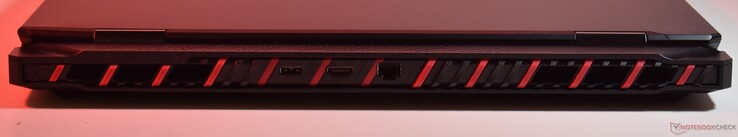 posteriore: ricarica proprietaria, HDMI, RJ45-Ethernet