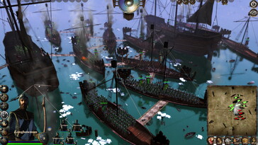 Un'immagine che raffigura navi in Medieval Kingdom Wars.