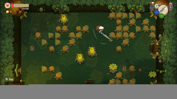 Nella foto: uno screenshot del gameplay di Moonlighter.