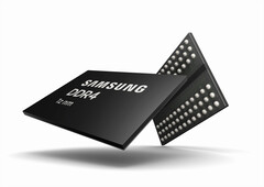 Chip di memoria DDR4 Samsung. I prezzi delle memorie meno recenti hanno raggiunto livelli record.