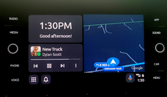 Android Auto e il suo &#039;Coolwalk UI. (Fonte immagine: u/RegionRat91)