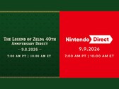Il 40° anniversario di The Legend of Zelda e le date degli annunci Nintendo Direct a confronto