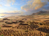 Un'immagine che mostra un esercito in A Total War Saga: Troy, ora scontato del 66% su Steam.